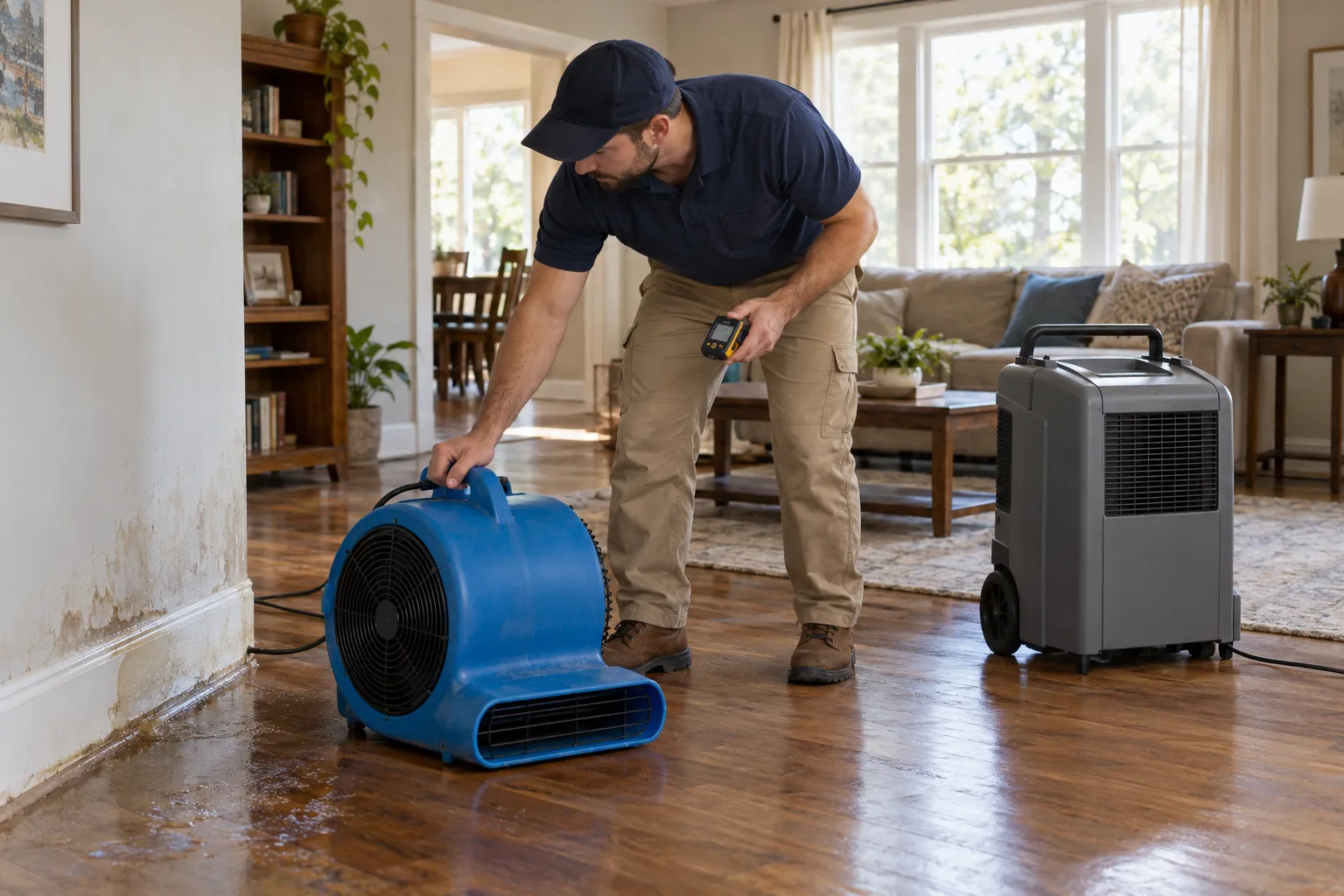 Water Extraction & Structural Drying in St. Louis, MO